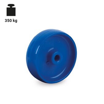 TR-68BLU-W-Ruote monolitiche blu in poliammide 6